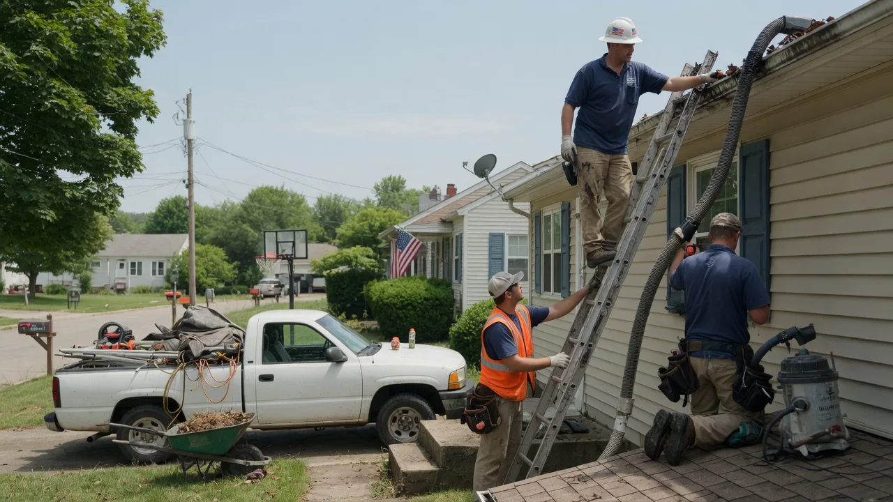 Gutter Installation in Pleasant Plains, AR near me